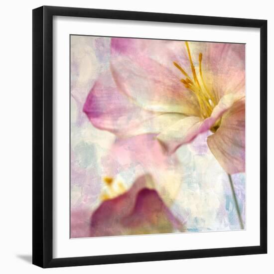 Pink Hyacinth V-Honey Malek-Framed Art Print