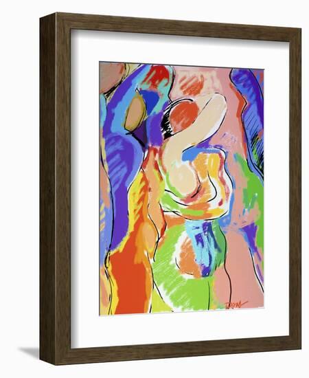 Pink Impression-Diana Ong-Framed Giclee Print