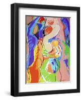 Pink Impression-Diana Ong-Framed Giclee Print