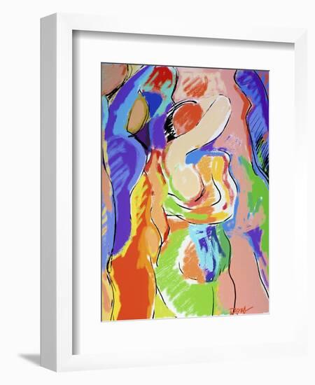 Pink Impression-Diana Ong-Framed Giclee Print