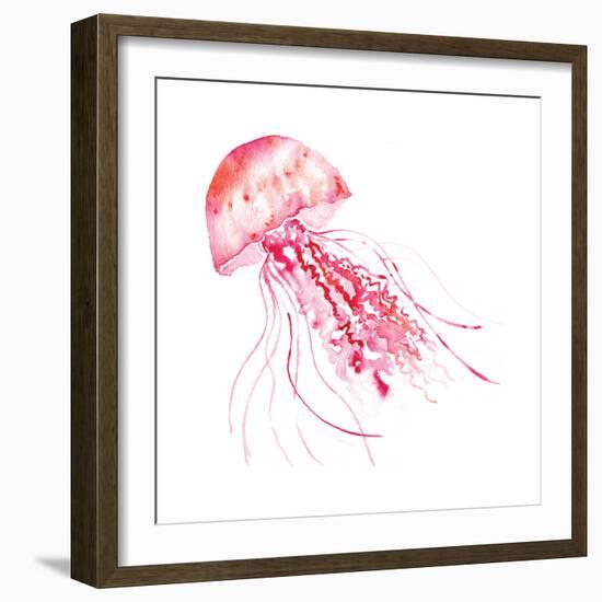 Pink Jellyfish-Sara Berrenson-Framed Art Print