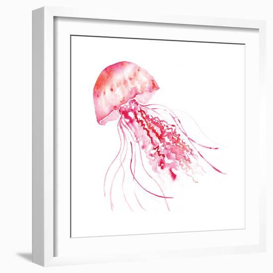 Pink Jellyfish-Sara Berrenson-Framed Art Print