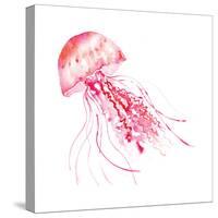Pink Jellyfish-Sara Berrenson-Stretched Canvas