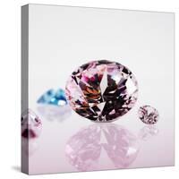 Pink Jewel-null-Stretched Canvas