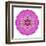 Pink Kaleidoscopic Flower Mandala-tr3gi-Framed Art Print