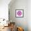 Pink Kaleidoscopic Flower Mandala-tr3gi-Framed Art Print displayed on a wall