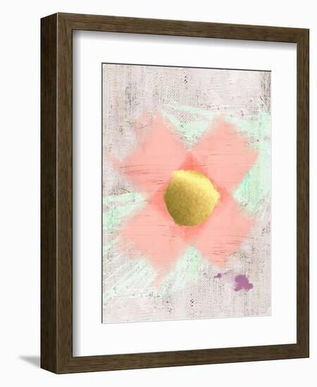 Pink Kiss Abstract-Urban Epiphany-Framed Art Print