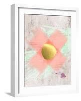 Pink Kiss Abstract-Urban Epiphany-Framed Art Print