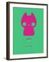 Pink Kitty Multilingual Poster-NaxArt-Framed Art Print
