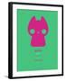 Pink Kitty Multilingual Poster-NaxArt-Framed Art Print