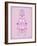 Pink La Mort-Cat Coquillette-Framed Art Print