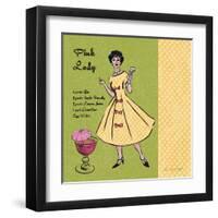 Pink Lady-Lisa Ven Vertloh-Framed Art Print