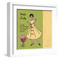 Pink Lady-Lisa Ven Vertloh-Framed Art Print