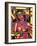 Pink Lady-Abstract Graffiti-Framed Giclee Print