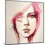 Pink Lana-null-Mounted Art Print