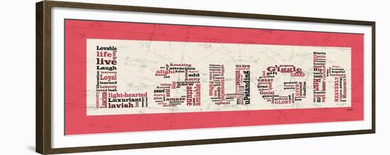 Pink Laugh-Diane Stimson-Framed Premium Giclee Print