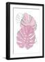 Pink Leaves-Martina Pavlova-Framed Art Print