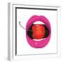 Pink Lips-Mercedes Lopez Charro-Framed Art Print