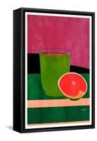 Pink, Little Grapefruit-Bo Anderson-Framed Stretched Canvas