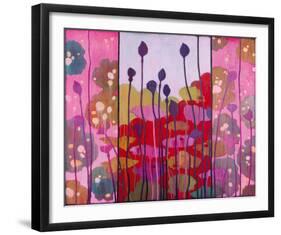 Pink Lotus-Sally Bennett Baxley-Framed Giclee Print