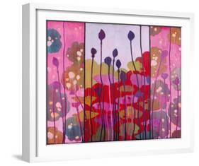 Pink Lotus-Sally Bennett Baxley-Framed Giclee Print