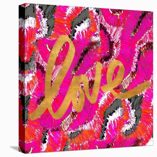 Pink Love-Nicholas Biscardi-Stretched Canvas