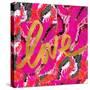 Pink Love-Nicholas Biscardi-Stretched Canvas