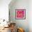 Pink Love-Nicholas Biscardi-Framed Art Print displayed on a wall