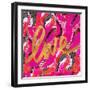 Pink Love-Nicholas Biscardi-Framed Art Print