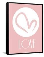 Pink Love-OnRei-Framed Stretched Canvas
