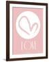 Pink Love-OnRei-Framed Art Print