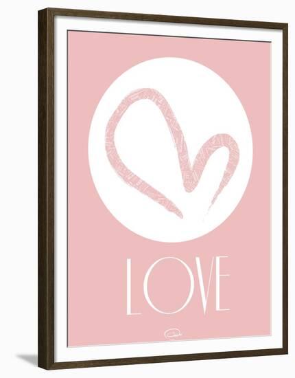 Pink Love-OnRei-Framed Art Print
