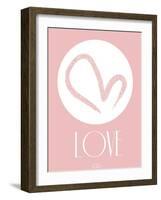 Pink Love-OnRei-Framed Art Print