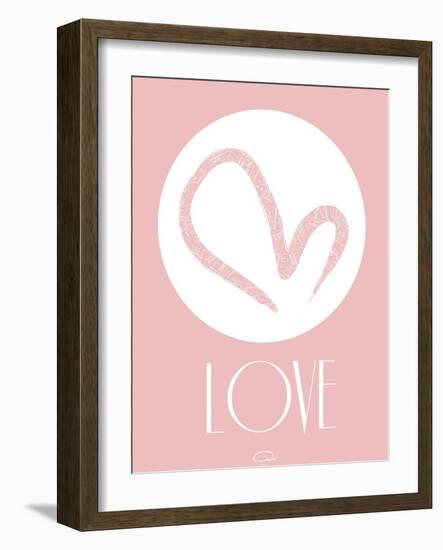 Pink Love-OnRei-Framed Art Print