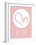 Pink Love-OnRei-Framed Art Print