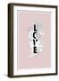 Pink Love-Si Design Loft-Framed Giclee Print