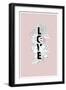 Pink Love-Si Design Loft-Framed Giclee Print