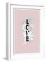 Pink Love-Si Design Loft-Framed Giclee Print