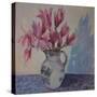 Pink magnolias, 2019-Sue Wales-Stretched Canvas