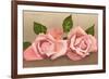 Pink Maman Cochet Roses-null-Framed Art Print