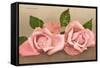 Pink Maman Cochet Roses-null-Framed Stretched Canvas