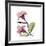 Pink Mandelila-Albert Koetsier-Framed Premium Giclee Print