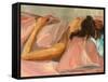 Pink Margaret, 2002-Daniel Clarke-Framed Stretched Canvas