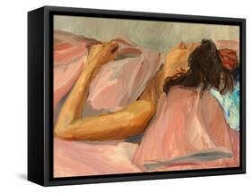 Pink Margaret, 2002-Daniel Clarke-Framed Stretched Canvas