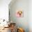 Pink Mason Jar Bouquet-null-Art Print displayed on a wall