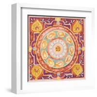 Pink Medallion I-Janice Gaynor-Framed Art Print