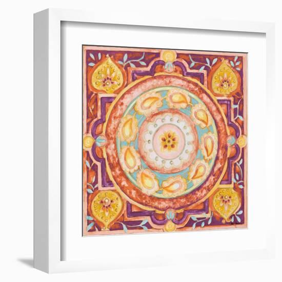 Pink Medallion I-Janice Gaynor-Framed Art Print