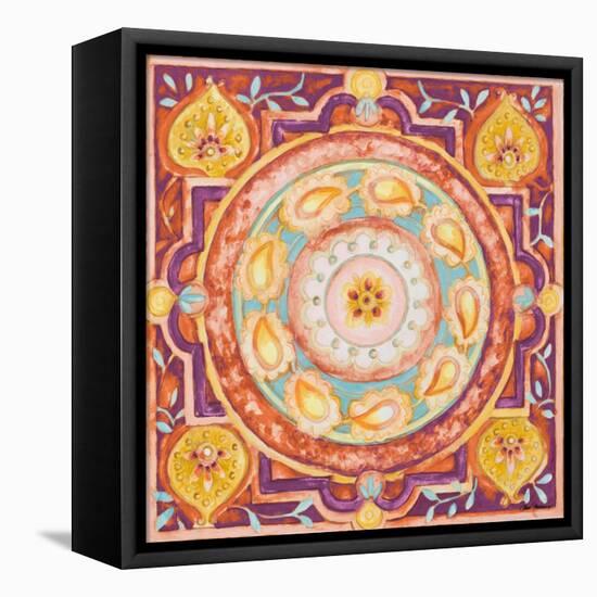 Pink Medallion I-Janice Gaynor-Framed Stretched Canvas