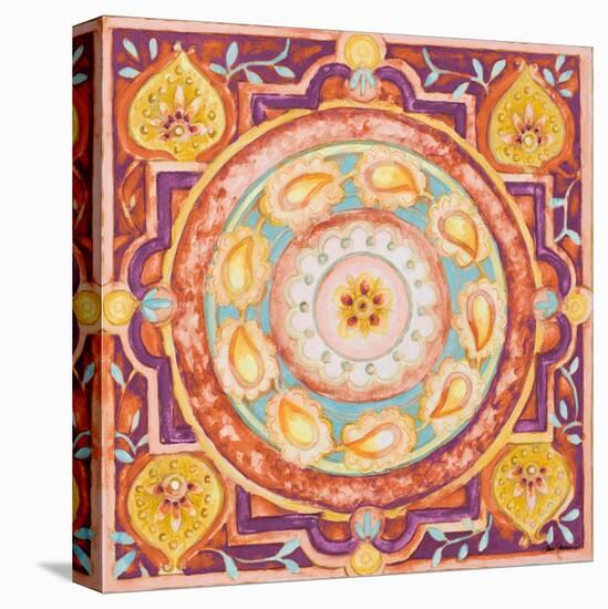 Pink Medallion I-Janice Gaynor-Stretched Canvas