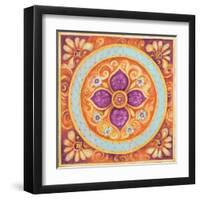 Pink Medallion II-Janice Gaynor-Framed Art Print